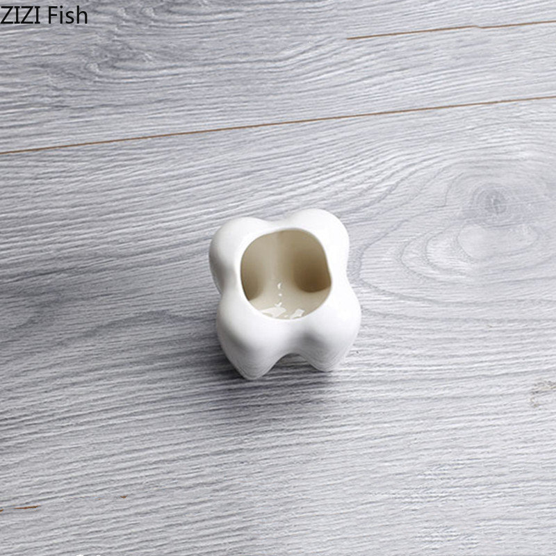 Tooth Shaped Ceramic Flower Po - Echeveria Succulent recension och pris