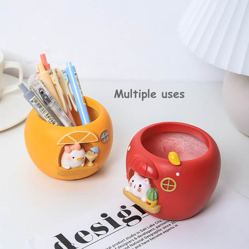Cute Fruit Themed Planters for - Echeveria Succulent recension och pris