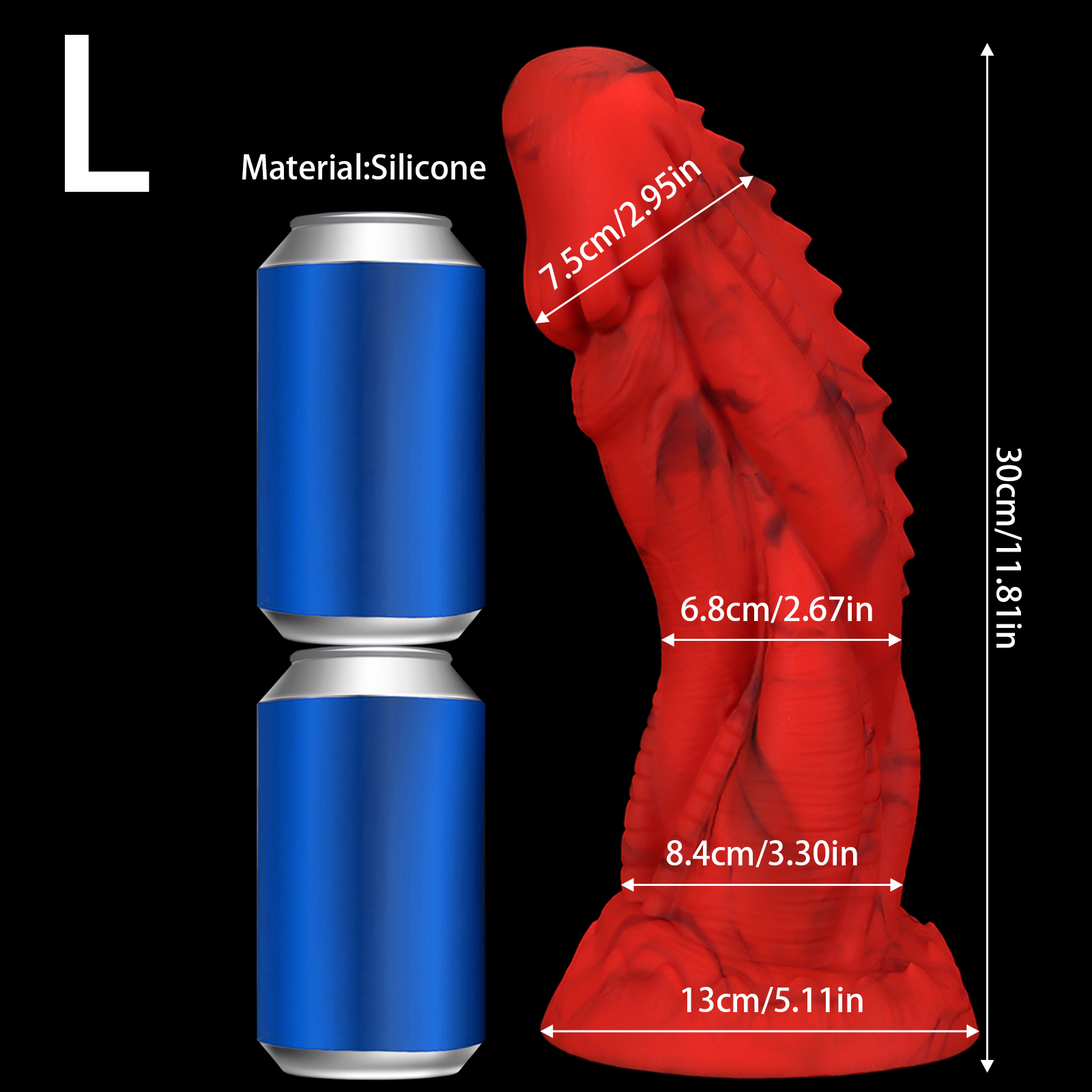 Huge Big Large Anal Plug Drago - Monstera Adansonii recension och pris