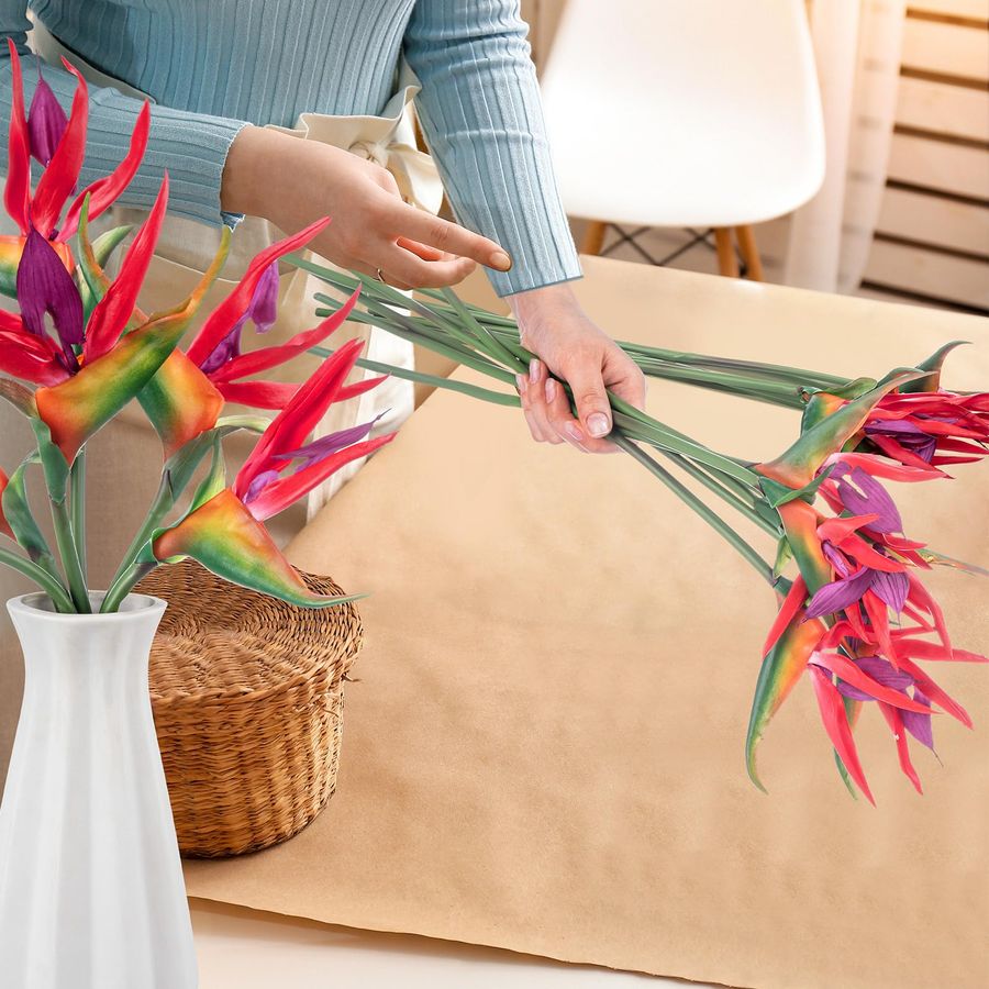 12 Pcs Bird of Paradise Artifi - Bird Paradise Strelitzia recension och pris