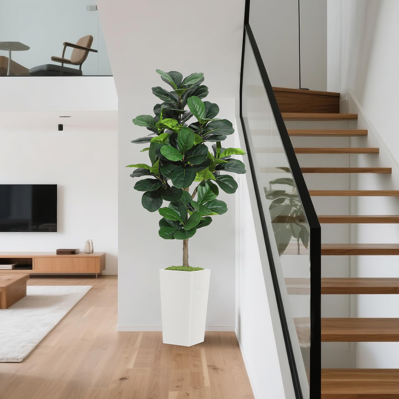 Artificial Fiddle Leaf Fig Tre - Ficus Lyrata Tree recension och pris