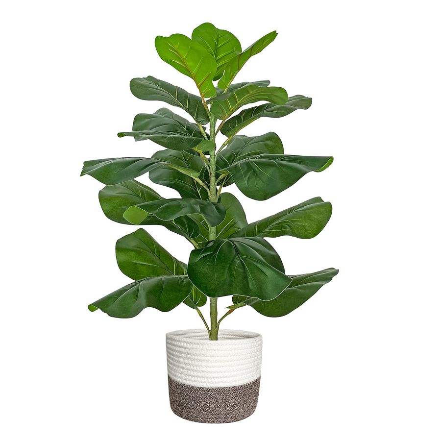 Artificial Fiddle Leaf Fig Tre - Ficus Lyrata Tree recension och pris