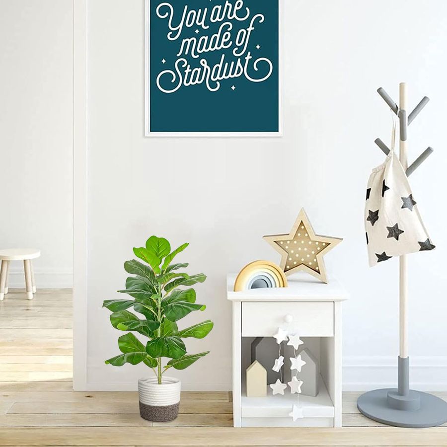 Artificial Fiddle Leaf Fig Tre - Ficus Lyrata Tree recension och pris