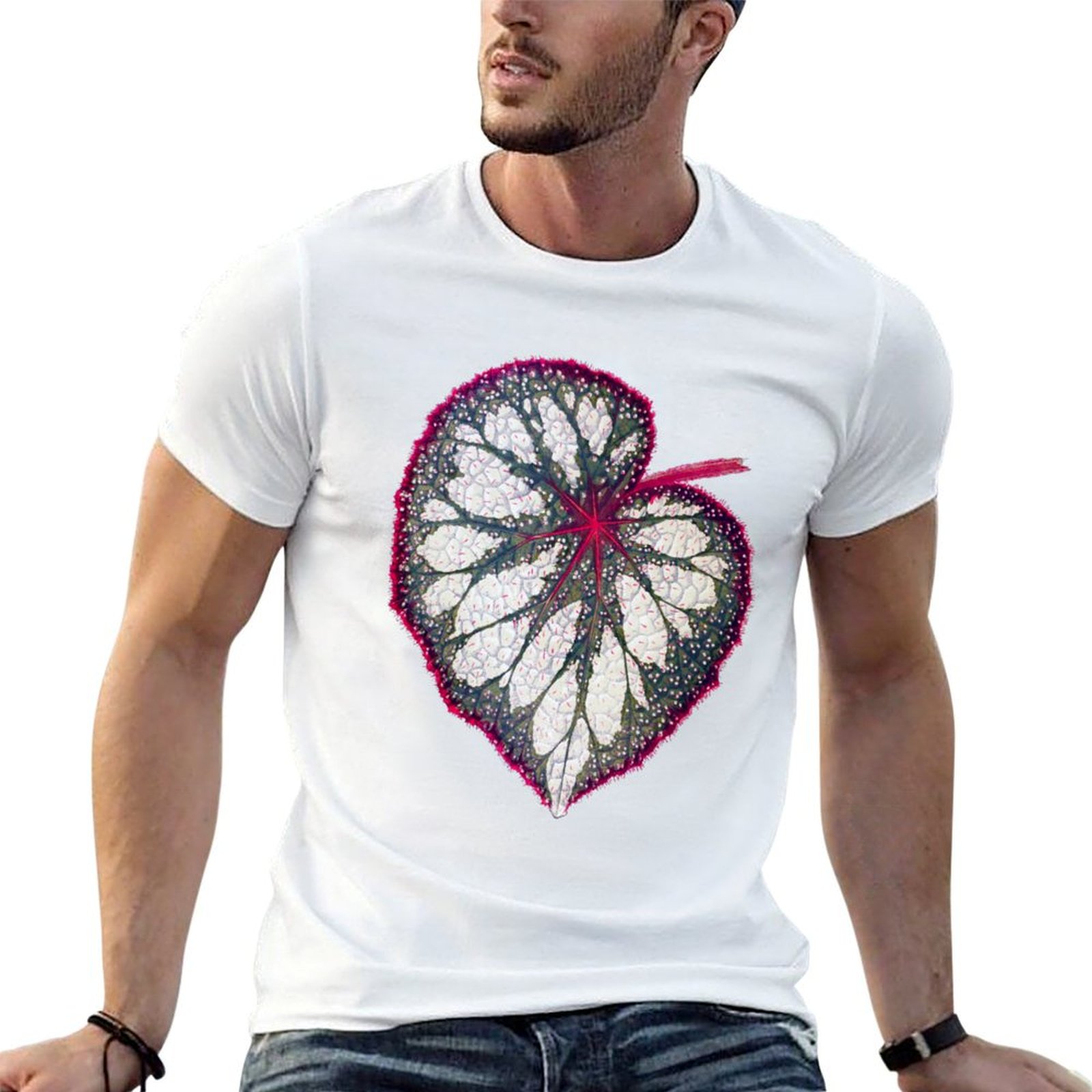 Begonia rex T-Shirt man graphi - Begonia Rex recension och pris