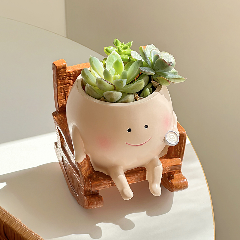Stylish Cute Cartoon Ghost Res - Echeveria Succulent recension och pris
