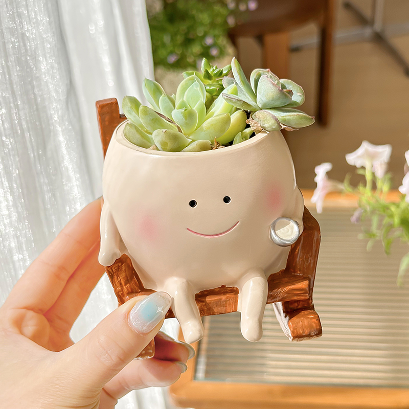 Stylish Cute Cartoon Ghost Res - Echeveria Succulent recension och pris