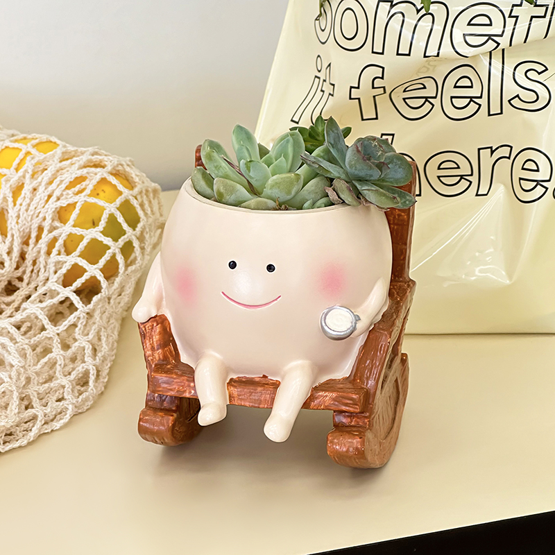 Stylish Cute Cartoon Ghost Res - Echeveria Succulent recension och pris