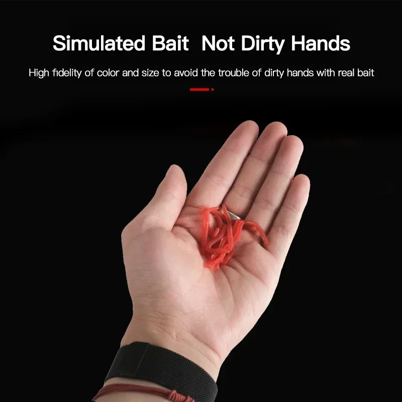 Lifelike Red Worm Soft Lure Ea - Aglaonema Red recension och pris