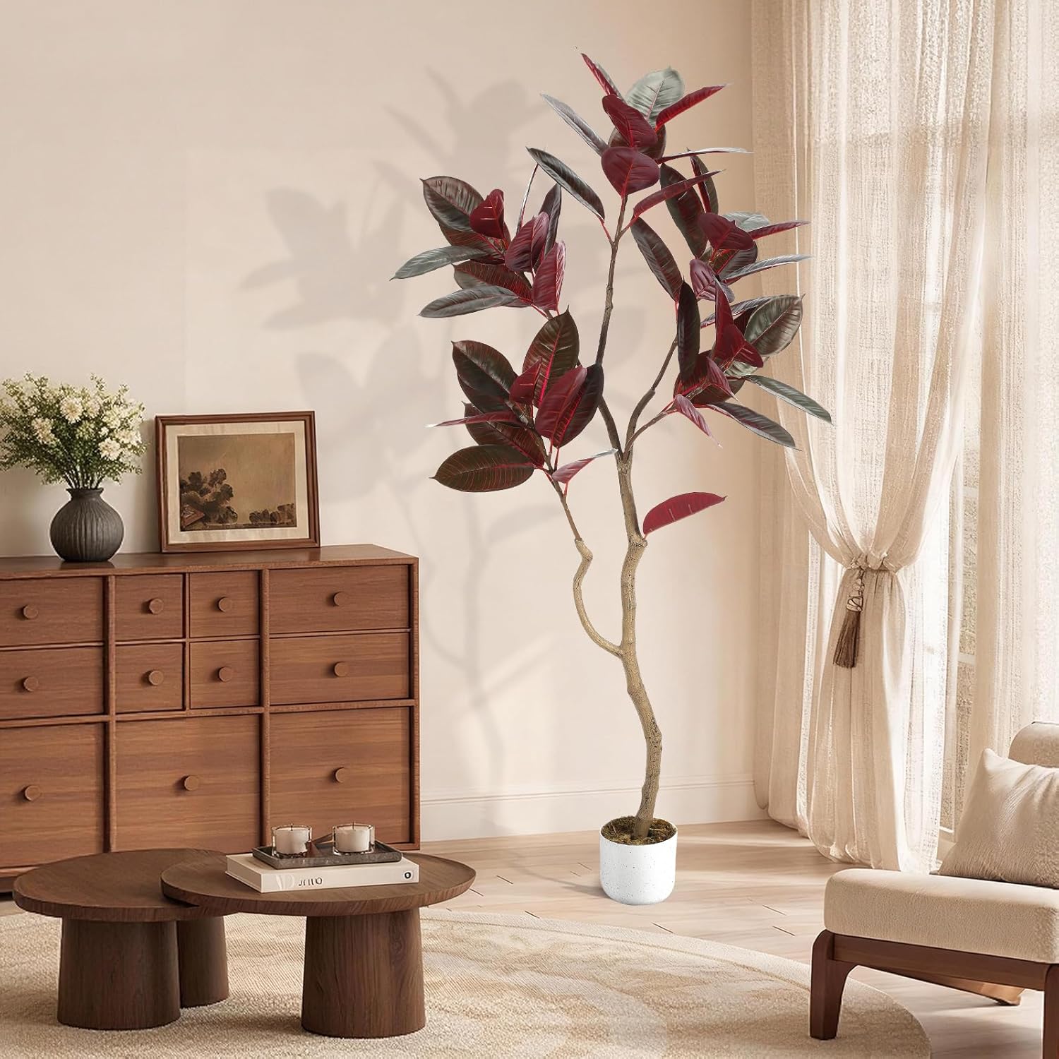 Artificial Fiddle Leaf Fig Tre - Ficus Lyrata Tree recension och pris
