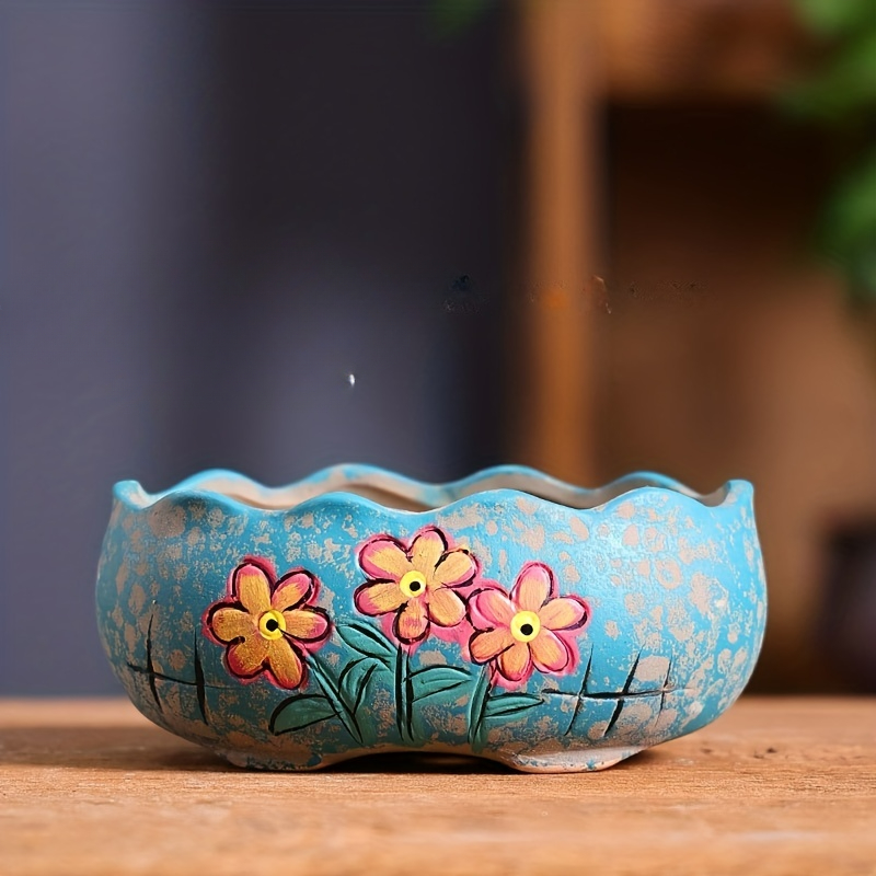 Succulent Flower Pot Ceramic L - Pilea Peperomioides recension och pris