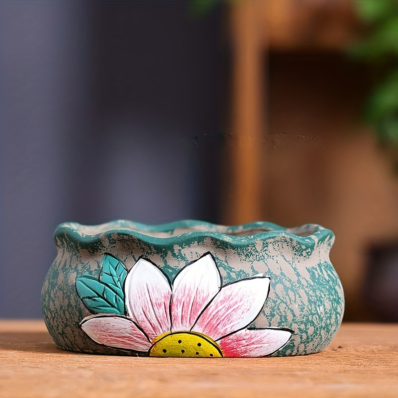 Succulent Flower Pot Ceramic L - Pilea Peperomioides recension och pris