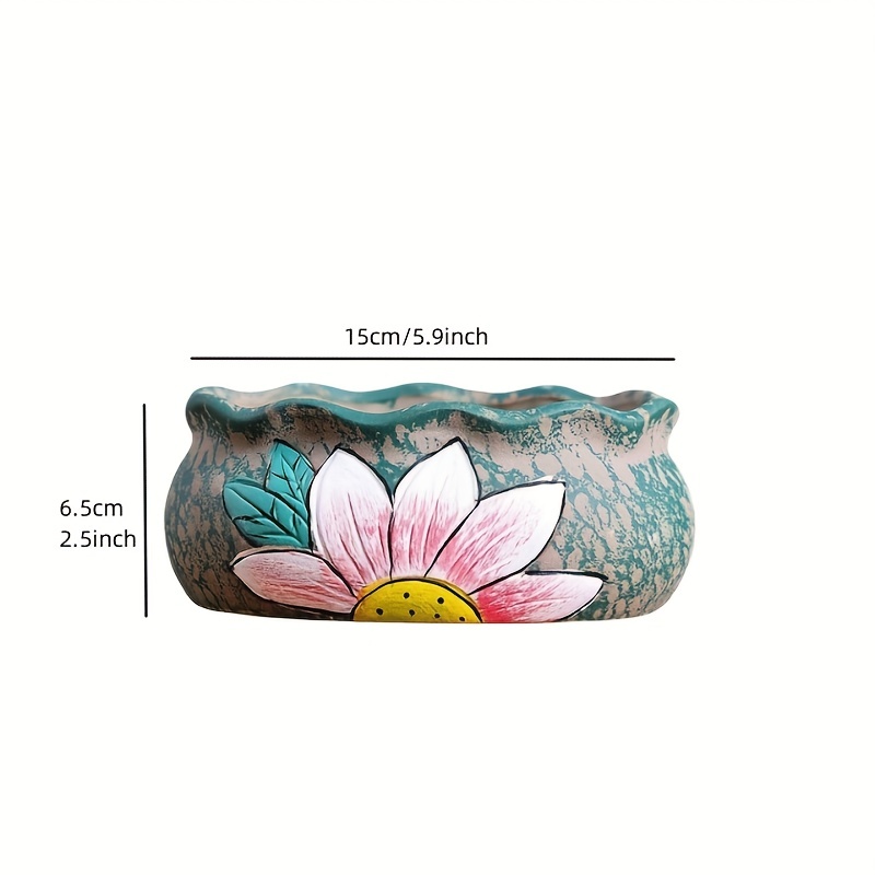 Succulent Flower Pot Ceramic L - Pilea Peperomioides recension och pris