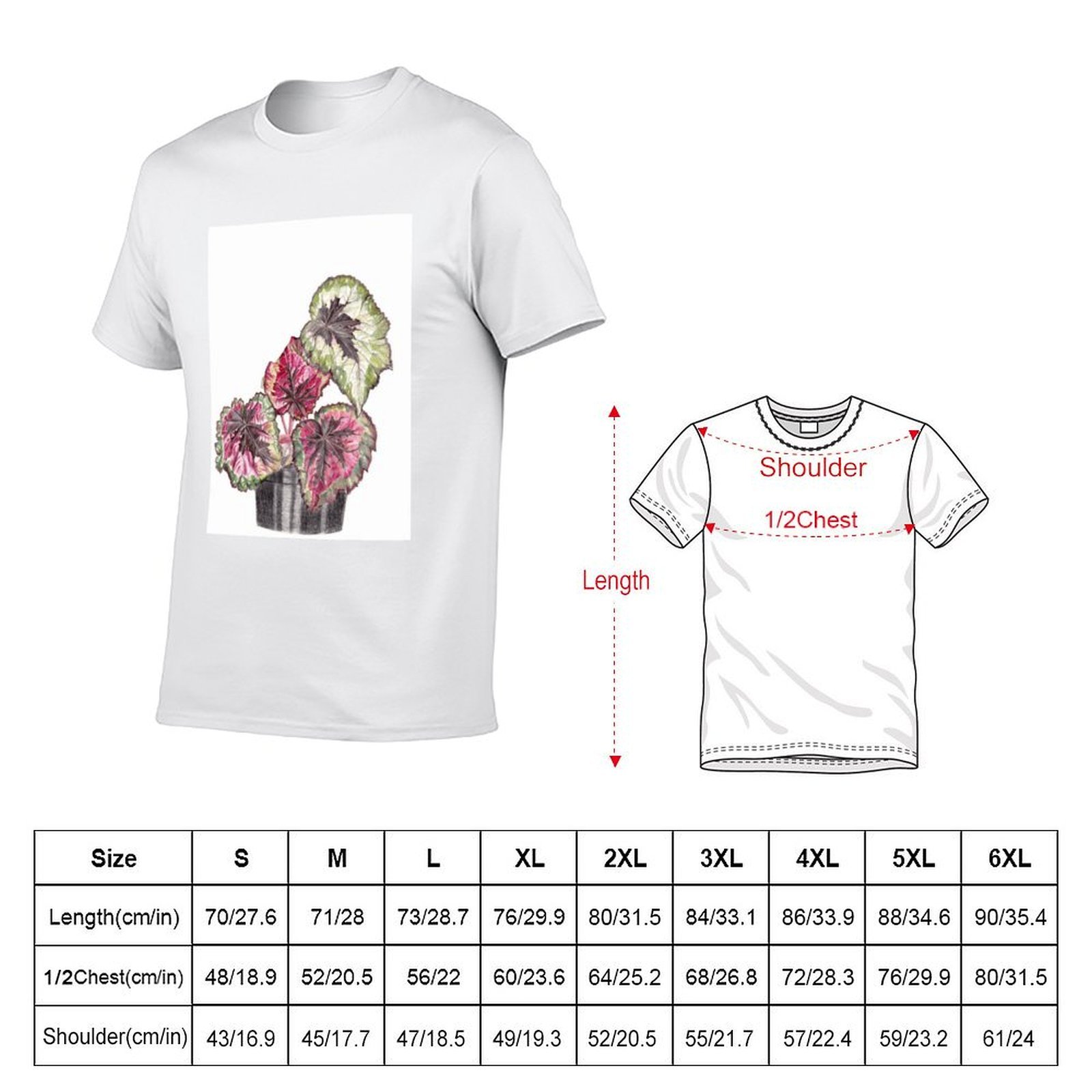 Begonia Rex T-Shirt t shirt ma - Begonia Rex recension och pris
