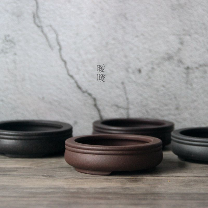 Ceramic Circle Bonsai Pot,Plat - Pilea Peperomioides recension och pris