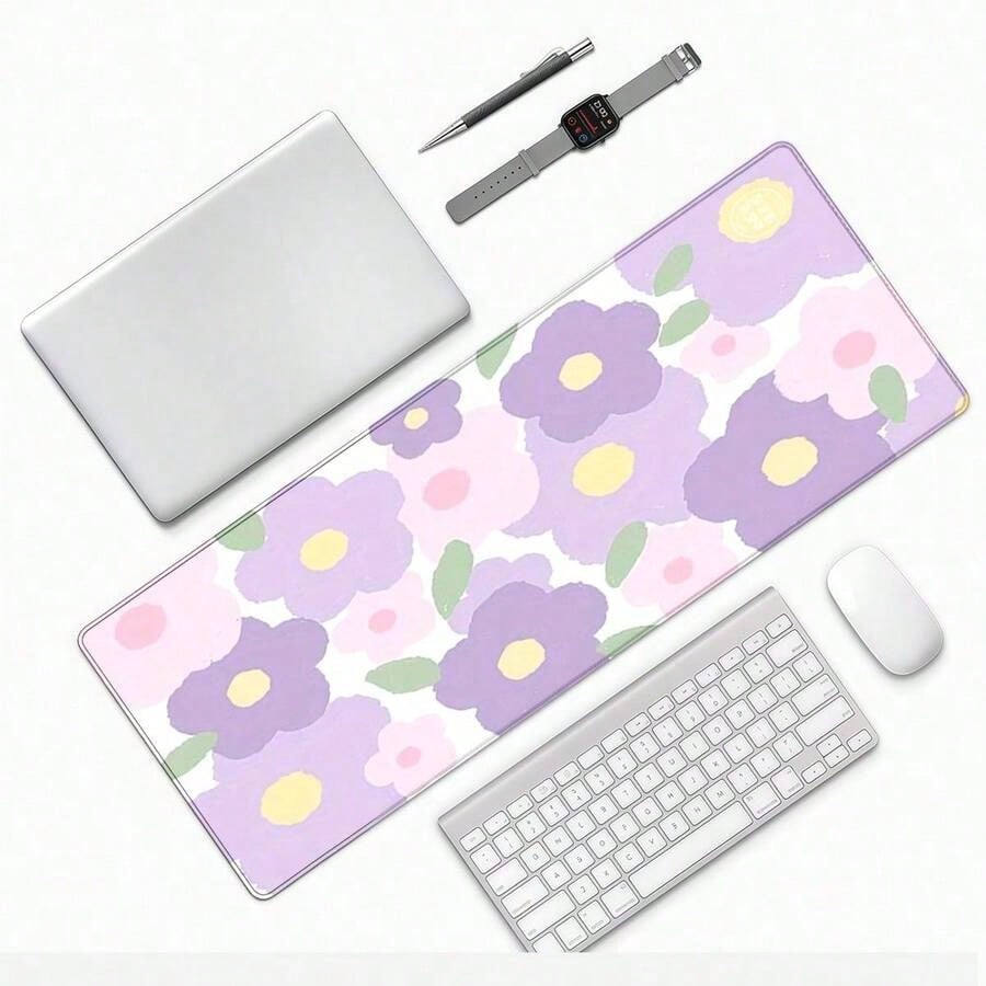 Purple Flower Mouse Pad - Larg - Tradescantia Purple recension och pris