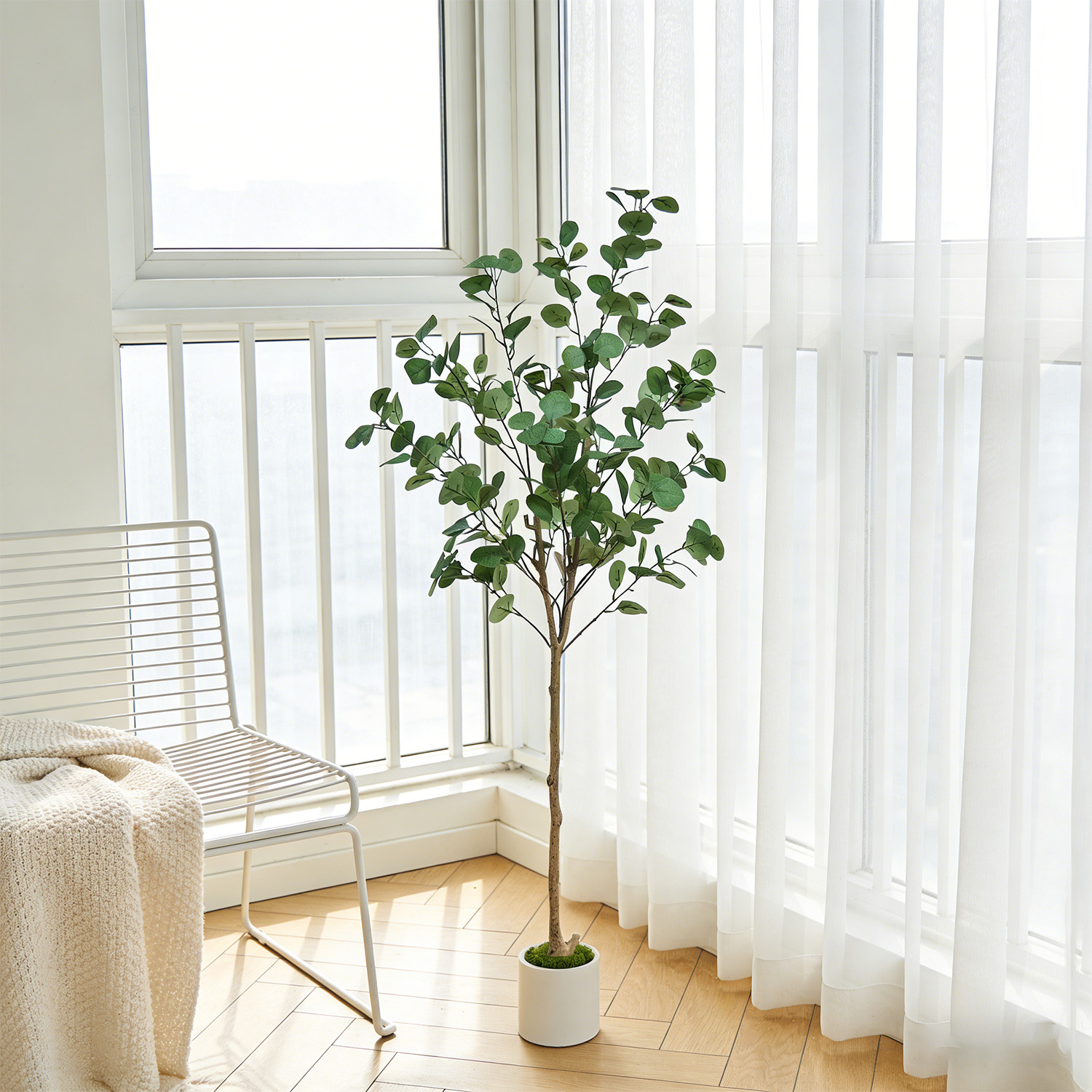 120-155Cm/5.1Ft Artificial Euc - Dracaena Marginata recension och pris