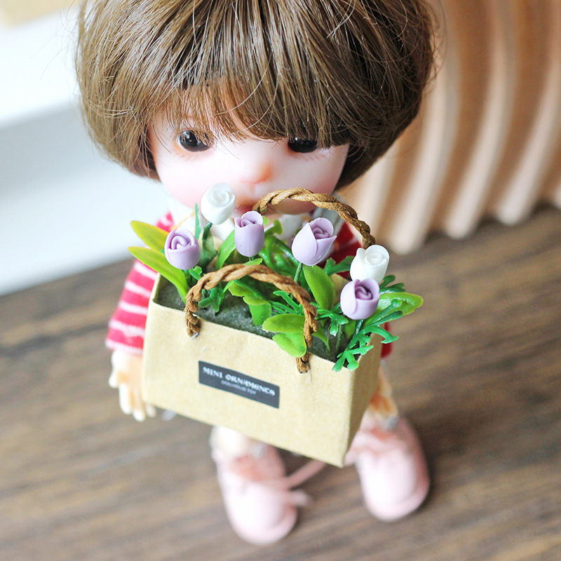 Dollhouse Miniature Simulation - Echeveria Succulent recension och pris