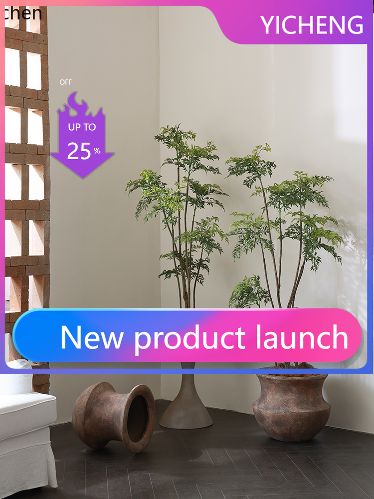 LYY  Floor Vase Green Plant Ar - Ficus Lyrata Tree recension och pris