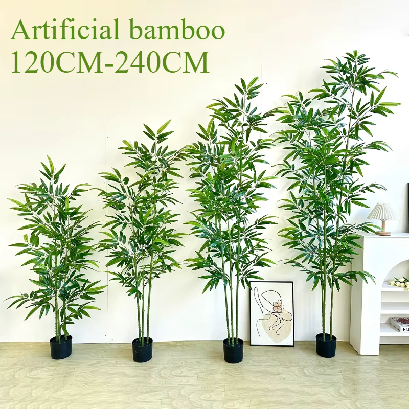 Artificial Green Bamboo Fadele - Dracaena Marginata recension och pris