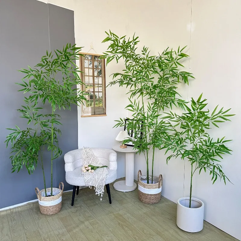 Artificial Bamboo Large Green  - Dracaena Marginata recension och pris