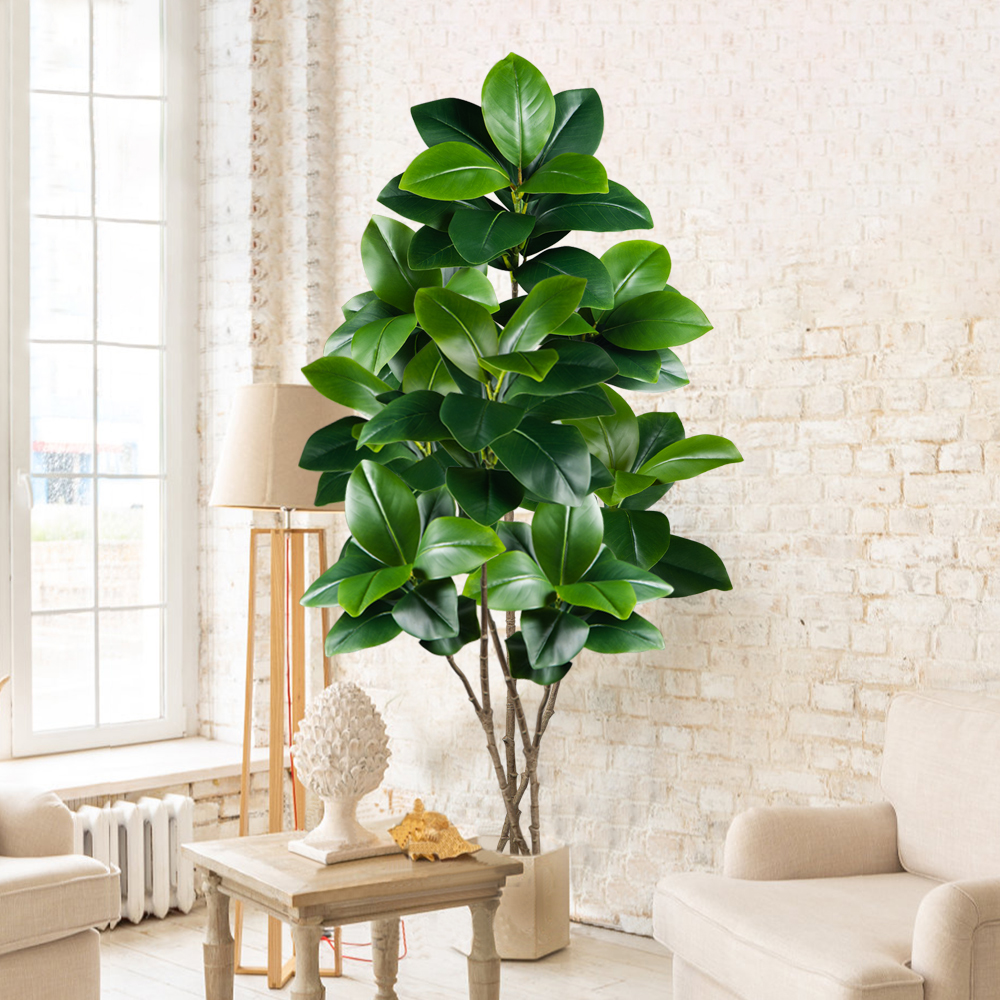 74-140cm Artificial Rubber Tre - Ficus Lyrata Tree recension och pris