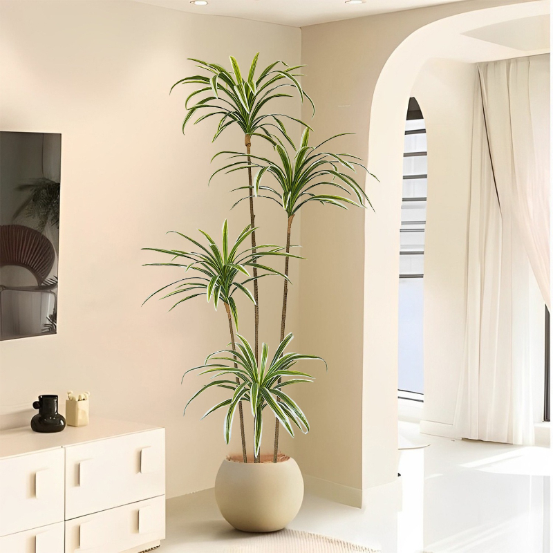 Artificial Dracaena Fake Plant - Dracaena Marginata recension och pris