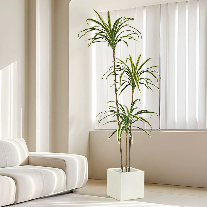 Artificial Dracaena Fake Plant - Dracaena Marginata recension och pris
