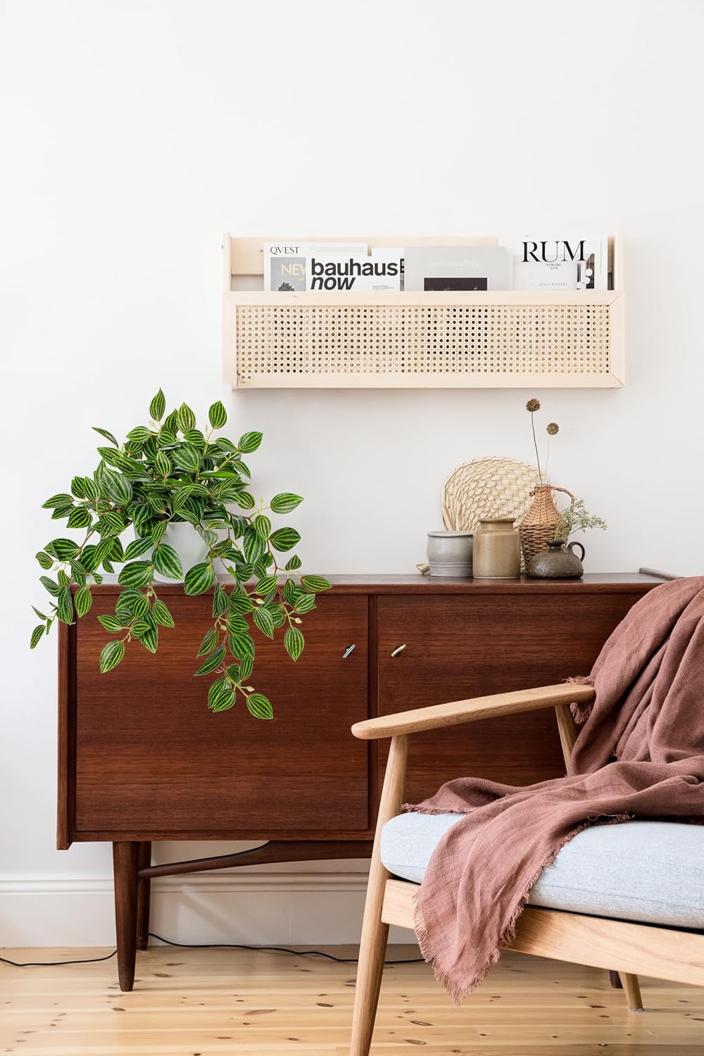 Artificial Plants Indoor Fake  - Peperomia Watermelon recension och pris