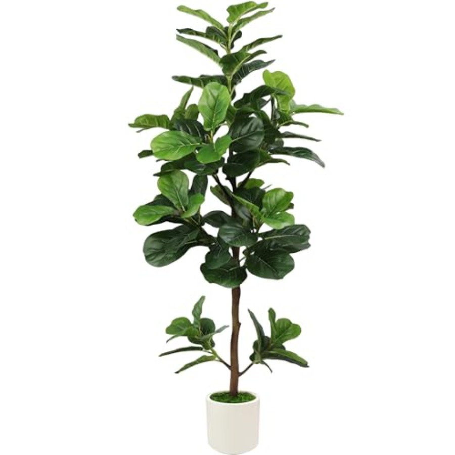 5Feet Artificial Fiddle Leaf F - Ficus Lyrata Tree recension och pris