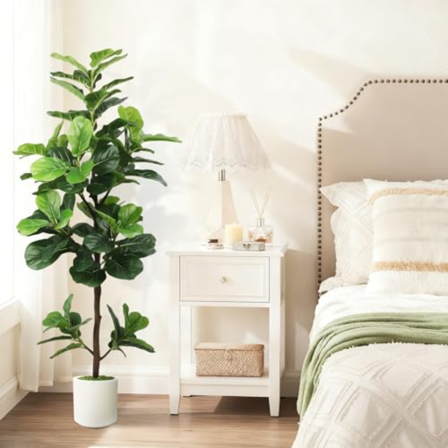 5Feet Artificial Fiddle Leaf F - Ficus Lyrata Tree recension och pris