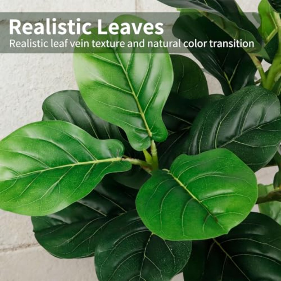 5Feet Artificial Fiddle Leaf F - Ficus Lyrata Tree recension och pris