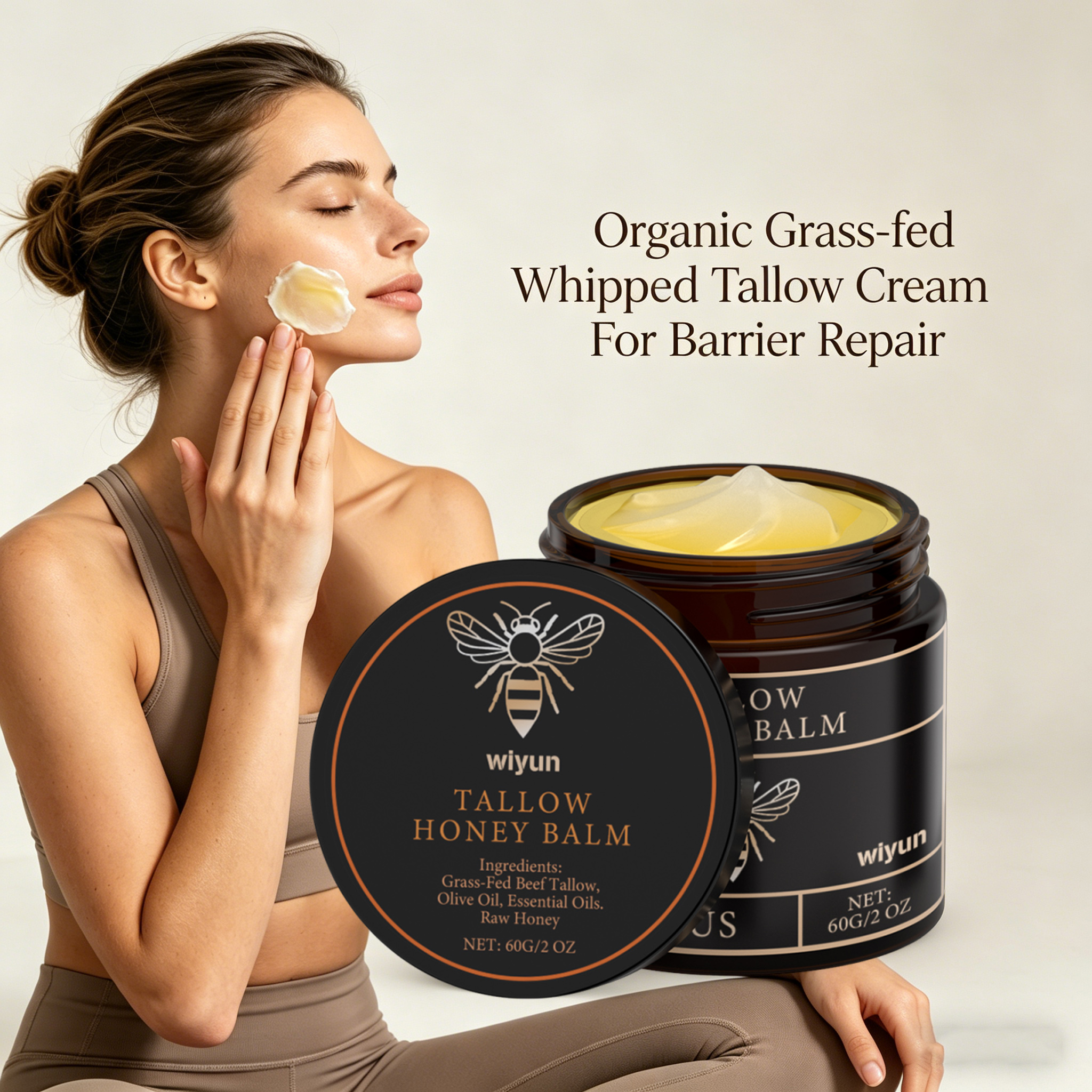 Organic Grass-fed Tallow Cream - Aglaonema Red recension och pris