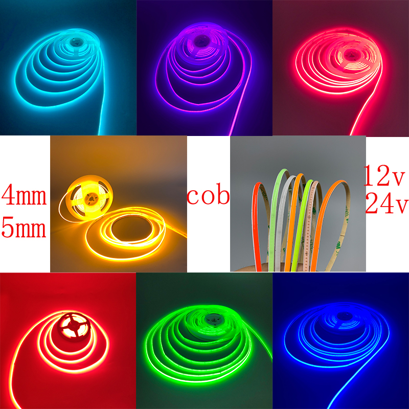 3mm 4mm 5mm Thin Slim COB Led  - Aglaonema Red recension och pris