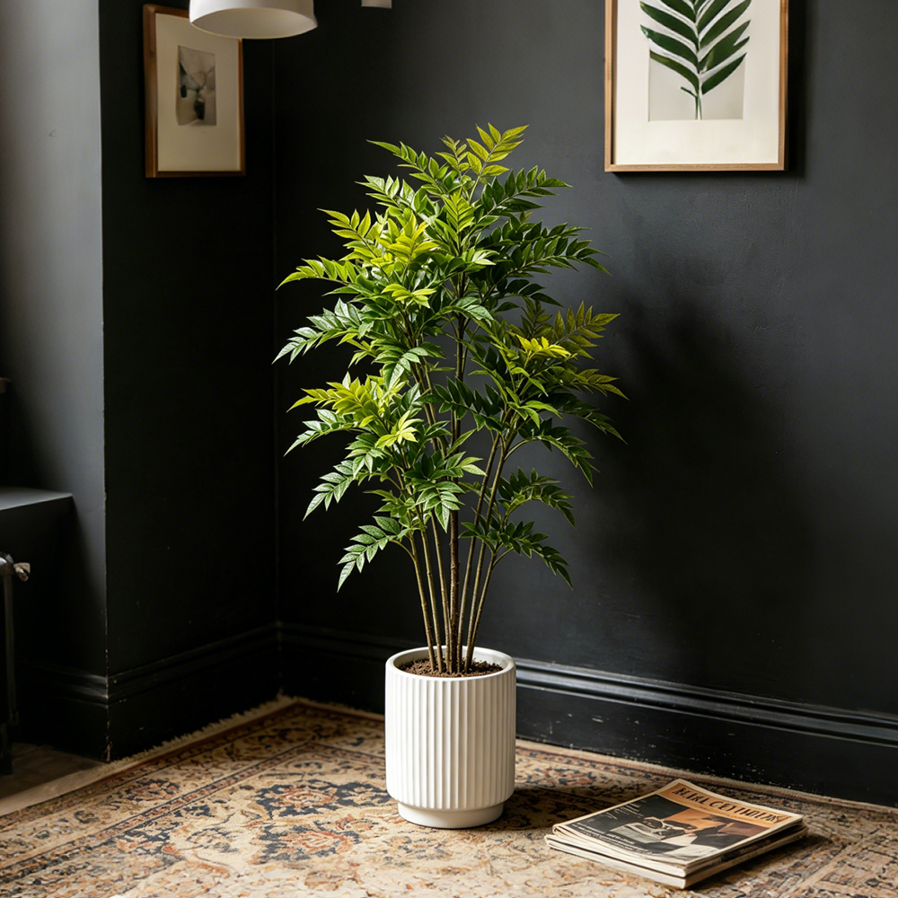 73-135cm Artificial Nandina Pl - Ficus Lyrata Tree recension och pris