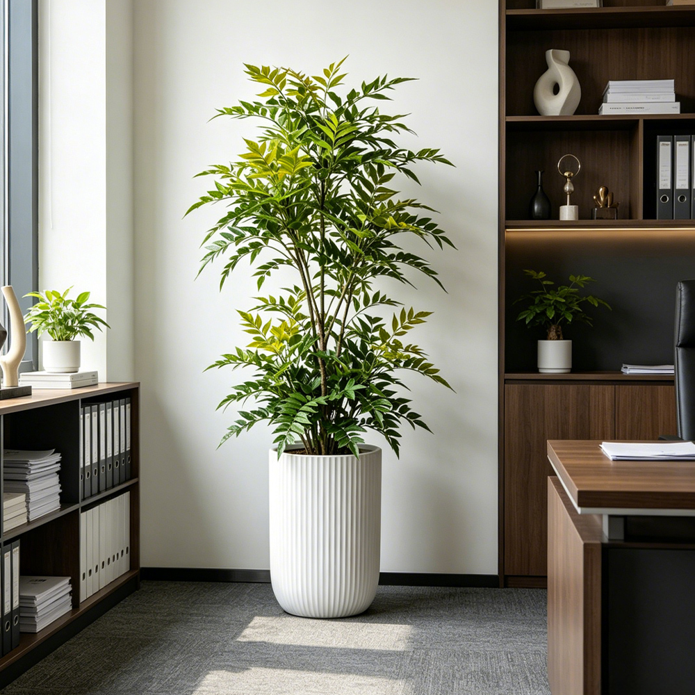73-135cm Artificial Nandina Pl - Ficus Lyrata Tree recension och pris