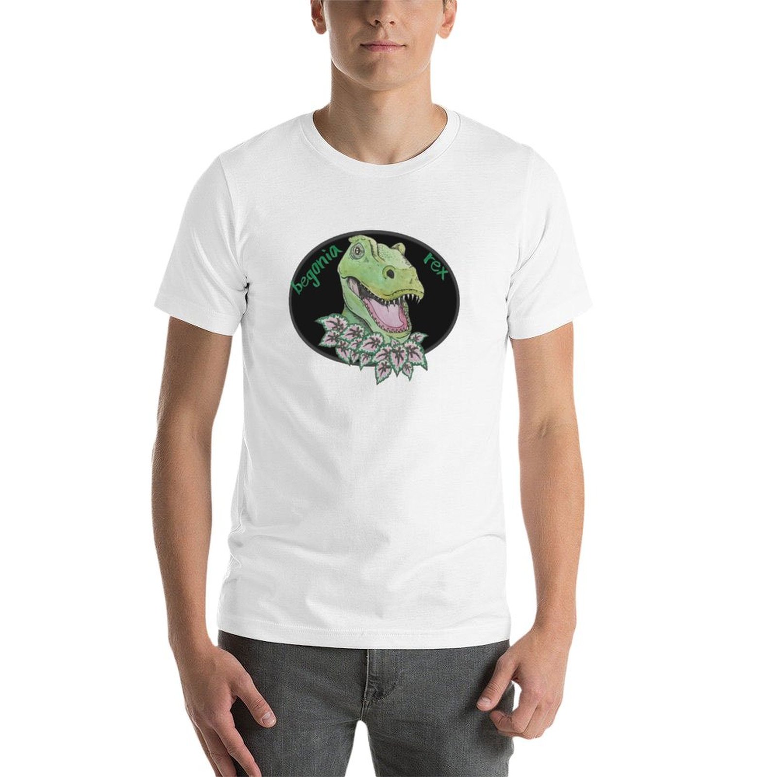 T rex begonia T-Shirt cotton t - Begonia Rex recension och pris